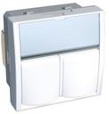 Schneider Electric ALB44356N РОЗЕТКА S-ONE 2XRJ45 CAT 6 ЭКР R9003