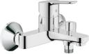 Grohe Bauedge 23334000 Смеситель для ванны/душа (1/2", однозахватный, картридж, кнопочный дивертор)