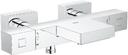 Grohe Grohtherm Cube 34497000 Смеситель для ванны/душа (1/2", двухзахватный, термостат, кнопочный дивертор)