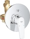 Grohe BauFlow 29113000 Смеситель встраиваемый (однозахватный, картридж, хром)