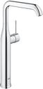 GROHE 32901001 Essence+ Смеситель однорычажный для свободностоящей раковины U-излив, гладкий корпус