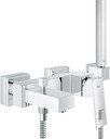 Grohe Eurocube 23141000 Смеситель (1/2", однозахватный, картридж, кнопочный дивертор)
