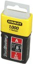 Stanley Light Duty 1-TRA202T Скобы для степлера 4 мм (тип 53, 1000 шт)