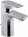 Jacob Delafon Aleo E72275-4-CP Смеситель для умывальника (3/8", однозахватный, картридж, донный клапан)