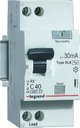 Legrand RX3 419397 Автоматический выключатель дифференциального тока однополюсный+N 10А (тип AC, 6 кА)