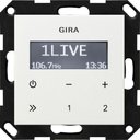Gira System55 228403 Радио (RDS, под рамку, скрытая установка, белое глянцевое)