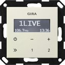 Gira System55 228401 Радио (RDS, под рамку, скрытая установка, кремовое глянцевое)