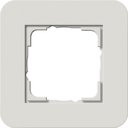 Gira E3 0211421 Рамка 1-постовая (светло-серый/антрацит)