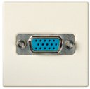 Simon 27 Play 2700091-031 Розетка информационная (VGA, под рамку, скрытая установка, слоновая кость)