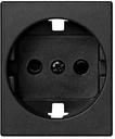 Simon 82 Centralizations 82041-58 Крышка розетки (з/к, шторки, графит)