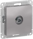 Schneider Electric AtlasDesign ATN000392 Розетка телевизионная проходная (TV, под рамку, скрытая установка, алюминий)