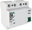 DEKraft УЗО-03 14092DEK Выключатель дифференциального тока четырехполюсный 25А 300мА (тип AC)