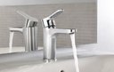 Roca L20 A5A3A09C0M Смеситель для умывальника (3/8", однозахватный, картридж, с д/к)