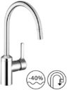 Kludi Bingo Star 428510578 Смеситель для мойки (3/8", однозахватный, картридж)