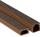 Канал кабельный под тёмное дерево (12х12) (2 м.) Plast PROxima