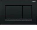 Geberit Sigma30 115.883.KM.1 Смывная клавиша (двойной слив, черный/глянцевый хром)