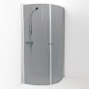 IDO Showerama 4984033909 Душевой уголок полукруглый (90x90 см, тонированное стекло)