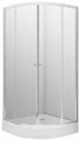 IFO Silver RP5190214003 Душевой уголок полукруглый (90x90 см, матовое стекло)