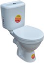 Jika Lyra 242360002429 Унитаз 63.5x77 см (горизонтальный выпуск, бачок)