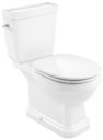 Roca Carmen 3420A7000 Чаша унитаза 67x41.5x77 см (двухрежимный спуск, 4.5/3 л, горизонт. выпуск)