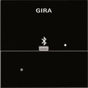 Gira System55 228705 Накладка Apple Lightning для вставки док-станции (черное стекло)
