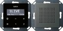 Gira System55 2280600 Радио с громкоговорителем (RDS, под рамку, скрытая установка, нержавеющая сталь)