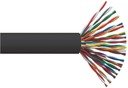 ITK Кабель связи витая пара F/UTP, кат.5E 50х2х24AWG solid, LDPE, 305м, черный