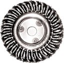 FIT 39101 Корщетка-колесо 100 мм (стальная витая проволока)