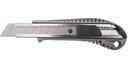 FIT Классик 10172 Нож технический 18 мм (усиленнный, метал. корпус, резиновая вставка)