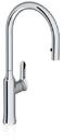 Ravak Cleaner Chrome KM 017.00 X070078 Смеситель для мойки (3/8", однозахватный, картридж, выдвижная лейка)