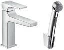 Hansgrohe Metropol 32522000 Смеситель для биде (3/8", однозахватный, с д/к, 5 л/мин, с гигиен. душем)