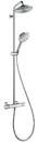 Hansgrohe Raindance Select S 240 Showerpipe 27115000 Душевая система (1/2", двухзахватный, термостат, 17 л/мин)
