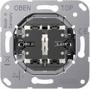 Jung LS1912 K 509 VEU Выключатель двухклавишный однополюсный (10 А, механизм, скрытая установка)