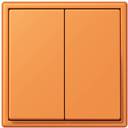 Jung Le Corbusier LC99532081 Клавиша двойная (orange clair)