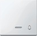 Merten System M Клавиша одиночная MTN435819 (с линзой индикации, антрацит)