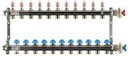 REHAU HKV-D 12081111002 Коллекторная группа (1" НР, 11 x 3/4" НР, расходометры, ручные вентили, нержавеющая сталь)