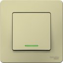Schneider Electric BLNVS010617 BLANCA-С/У-1-клавишный-ПЕРЕКЛЮЧАТЕЛЬ-(cх.6)-с-подсв.,-10А,-250B,-БЕЖЕВЫЙ