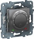 Schneider Electric Unica Studio Pure/Unica Studio NU550330 Терморегулятор для теплых полов с выносным датчиком от +5 до +45°С (10 А, 230 В, под рамку, с/у, алюминий)