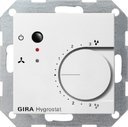 Gira E2 226503 Гигростат электронный (230 В, под рамку, скрытая установка, белый глянцевый)