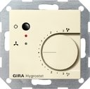 Gira E2 226501 Гигростат электронный (230 В, под рамку, скрытая установка, кремовый глянцевый)