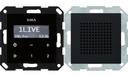 Gira System55 2280005 Радио с громкоговорителем (RDS, под рамку, скрытая установка, черное матовое)