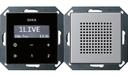 Gira E22 2280203 Радио с громкоговорителем (RDS, под рамку, скрытая установка, алюминий)