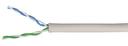 ITK Витая пара U/UTP кат.5E 4x2х24AWG solid LSZH нг(А)-HF 1м серый (100м/бухта)
