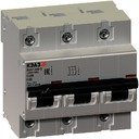 КЭАЗ ВА47-100 141631 Автоматический выключатель трехполюсный 80А (10 кА, D)