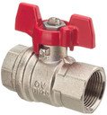 Oventrop Optibal 1076110 Кран шаровый (внутренняя резьба 1 1/4", алюминиевый маховик, латунь)