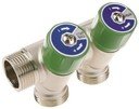 Elsen EMW01.02 Коллекторный модуль (3/4" НР/ВР, 2 x 3/4" ЕК, латунь)