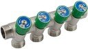 Elsen EMW02.04 Коллекторный модуль (1" НР/ВР, 4 x 3/4" ЕК, латунь)
